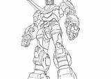 Voltron Coloring Visualartideas sketch template