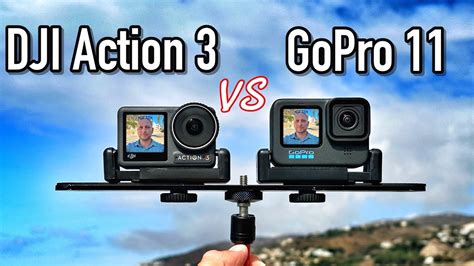 gopro hero  black  dji osmo action  action camera comparison youtube