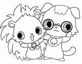 Jewelpet Coloring Pages Labra Coloriage Coloringpagesfortoddlers Jewelpets Children Fr Brownie Top Chibi Popular sketch template