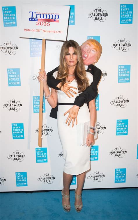 Jemima Khan S Melania Trump Groping Halloween Costume 2016 Popsugar