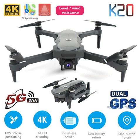 deal  drone   brushless motor  gps  hd dual camera professional foldable