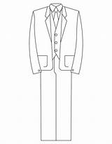 Suit Piece Three Coloring Pages Kids sketch template