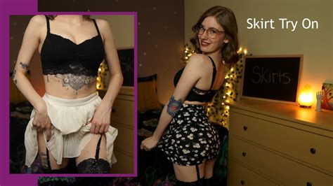sexy mini skirt try on haul 2021 youtube