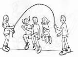 Comba Cuerda Saltar Corda Saltos Saltando Juegos Salts Tradicionales Salto Cuerdas Ritmo Representación Gráfica Escuela Larga Parelles sketch template