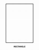 Coloring Template Parallelogram Rectangle Pages sketch template