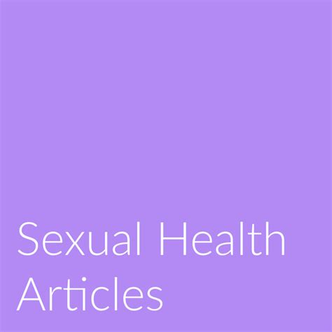 pin on sexual health articles