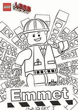 Lego Coloring Pages Printable Printables Movie Birthday sketch template