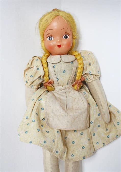 Polish Doll Mask Face Doll Antique Doll Vinage Doll Cloth Doll
