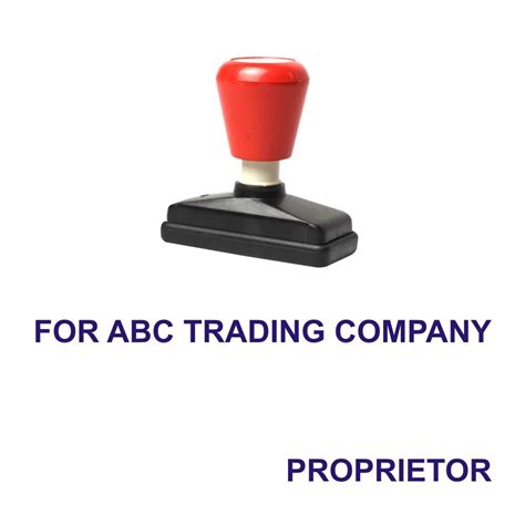 approved custom company businees office  inking  proprietor rubber stamp urgent service