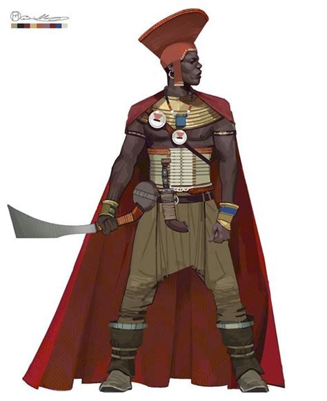 african warrior character design african warrior character concept