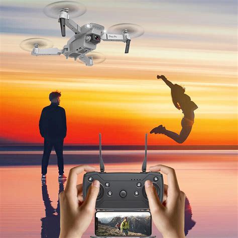 drone  pro hd selfie camera fpv gps foldable  batteries rc