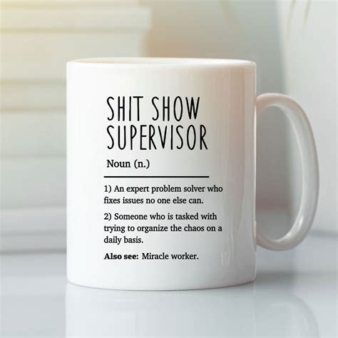 shit show supervisor mug