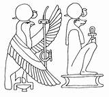 Egyptian Ankh Egypt Motifs sketch template