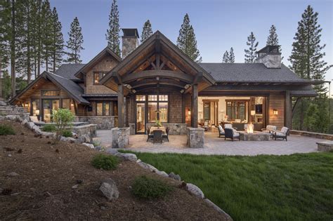 residential commercial architects kelly stone rustic house plans mountain home exterior