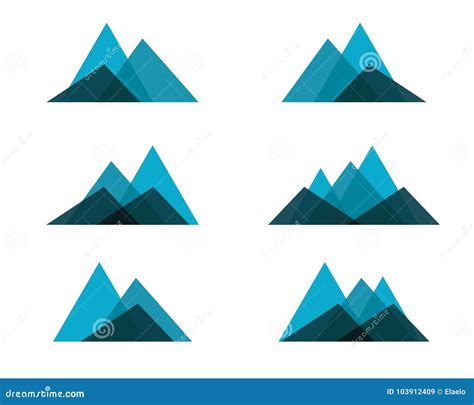 bergen logo template vector vector illustratie illustration  exploratie begrip
