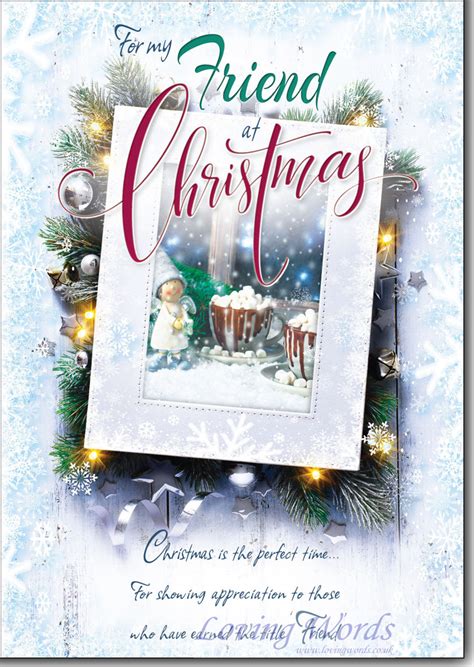 friend  christmas greeting cards  loving words