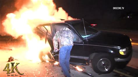 fiery freeway crash caught on camera droll nation funny pictures random picture