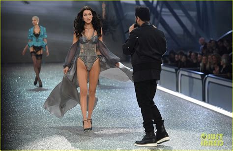Video Watch Bella Hadid And The Weeknd Cross Paths On