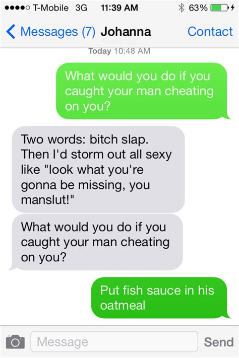 What Happens When You Text Your Best Girlfriend About A Cheating