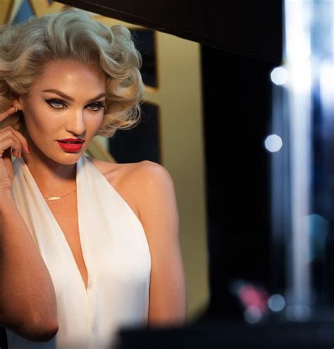candice swanepoel as marilyn monroe for “max factor” women daily magazine