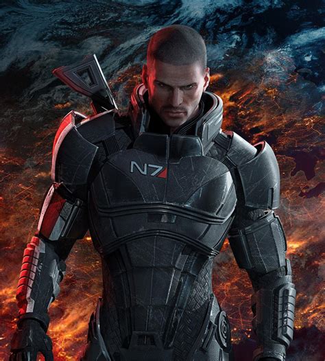 Commander Shepard Male Characters And Art Mass Effect 3