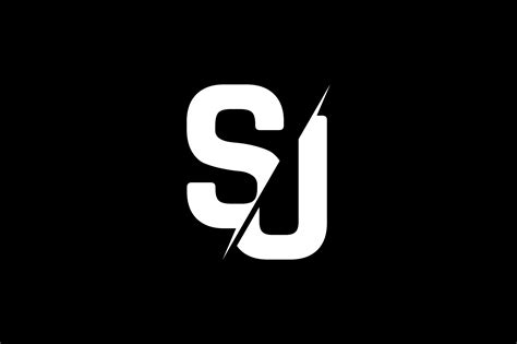 monogram sj logo design grafico por greenlines studios creative