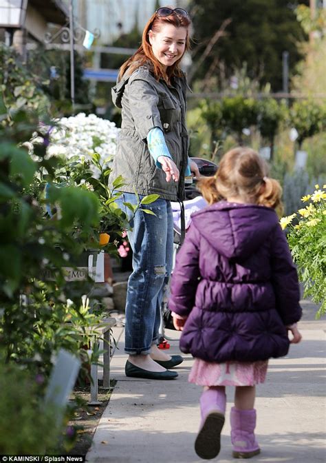 Alyson Hannigan S Three Year Old Daughter Looks Delighted