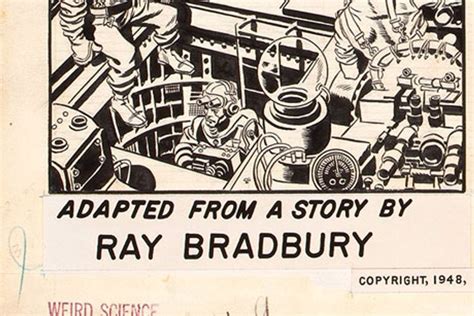 ray bradbury 1950s comics illustrated man