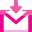 web  deep pink gmail login icon  web  deep pink mail icons