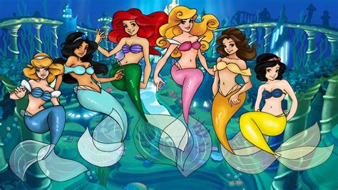 classic disney disney mermaid princesses