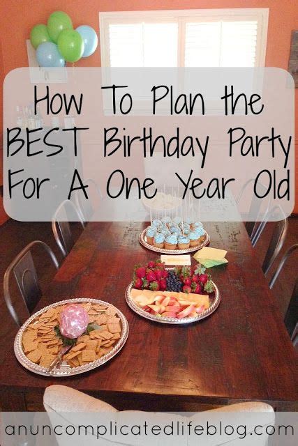 plan   birthday party    year  fun