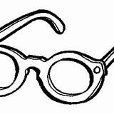 Eyeglasses Coloring Pages Beach Mustache Pair Color sketch template