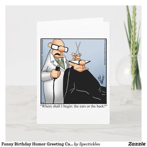 funny birthday humor greeting card   zazzle birthday humor