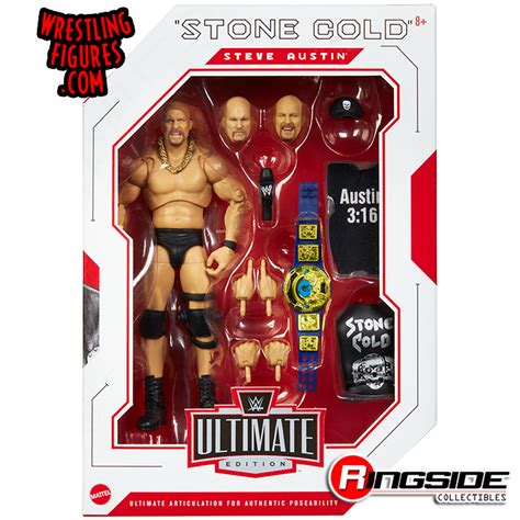 stone cold steve austin wwe ultimate edition  ringside exclusive toy