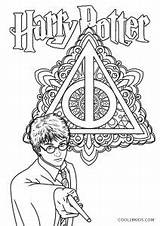 Potter Deathly Hallows Todes Heiligtümer Malvorlagen Cool2bkids sketch template