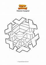 Pokemon Cryogonal Ausmalbild Colorare Disegno Supercolored Carracosta sketch template