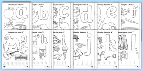 alphabet coloring pages resource pack teacher