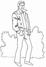 Coloring Pages Henry John Wfmu Fonzie Book Two Thumbs Comments sketch template