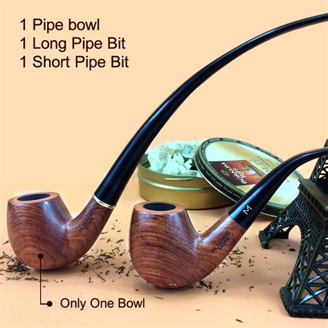 2 In 1 Wooden Weed Pipe Rosewood Smoking Tobacco Pipe High Quality Pipe
