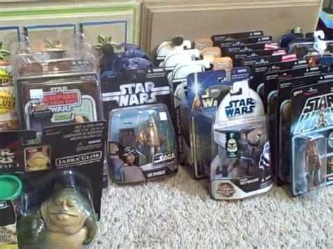 star wars carded action figure collection  youtube