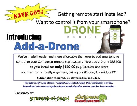 add  drone   remote start system installed  flickr
