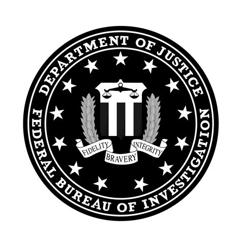 logo federal bureau  investigation valor histria png vector images