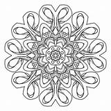 Mandala Coloring Abstract Mandalas Pages Patterns Adults Geometric Ribbons Adult Zen Simple Motifs Indian Relaxation Elegant Vector Will Oriental Guaranteed sketch template