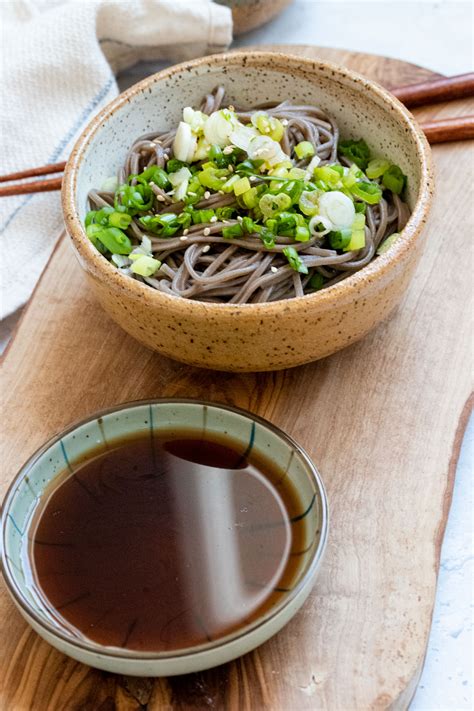Cold Soba Noodles With Dipping Sauce The Floured Camera