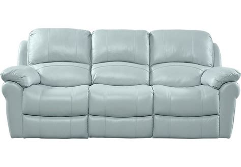 blue reclining sofa living room leather reclining sofa  leather sofa