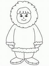 Eskimo Coloring Inuit Pages Printable Boy People Print Countries Template Coloringpagebook Kids Winter Coloringhome Craft Preschool Sketch Drawing Arctic Coloriage sketch template