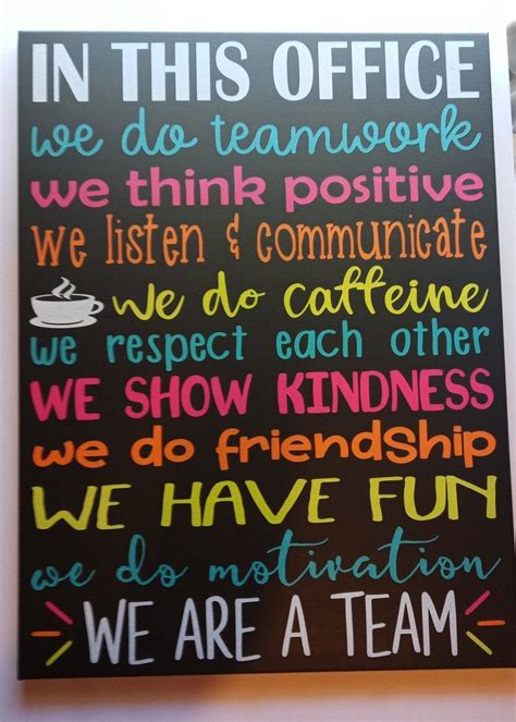 office   teamwork motivational quotes painted canvas