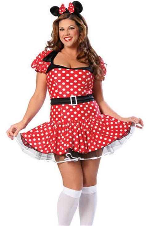 Plus Size Mini Mouse Costume Cute Sexy Naughty Minnie Mouse