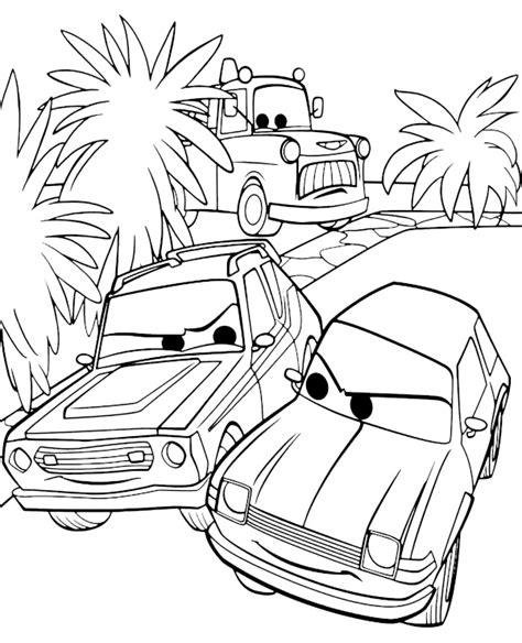 cars coloring page cartoon topcoloringpagesnet