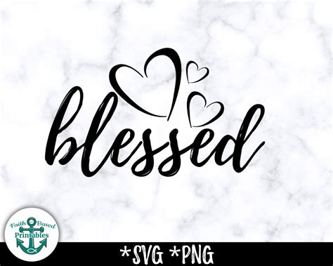 blessed svg blessed png blessed wall art blessed sign blessed etsy